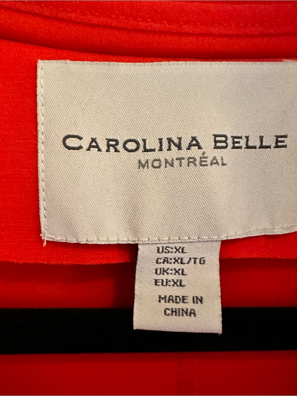 Carolina Belle Scuba Longline Red Blazer Overcoat - Picture 4 of 5